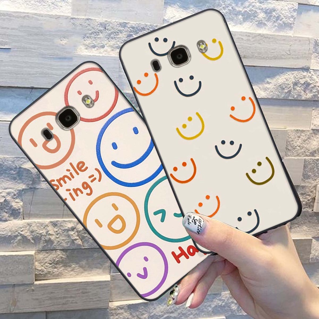 Ốp lưng Samsung J5 2016 / J7 2016 in hình Smile mặt cười cute, giá rẻ chất lượng cao