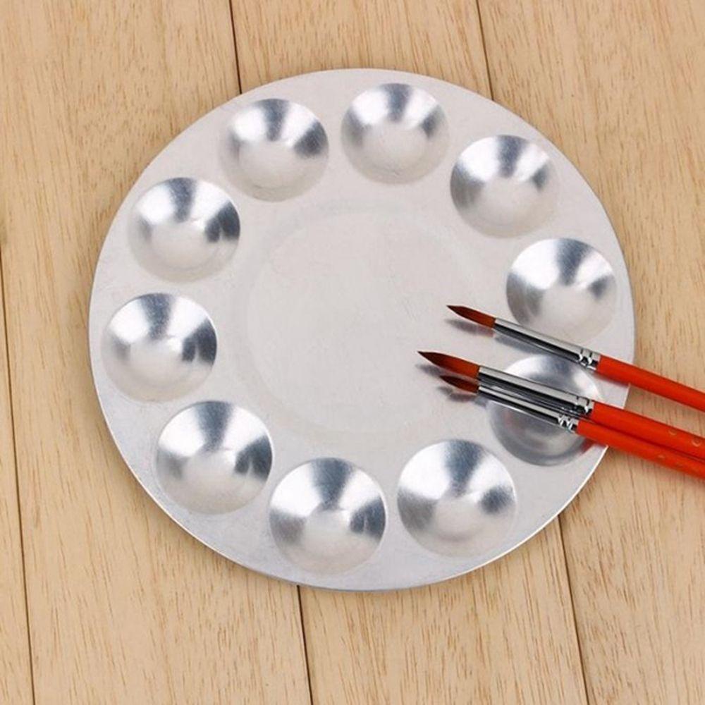 Bảng Pha Màu Nước Tròn 10 Lỗ Chuyên Dụng Cho Họa Sĩ