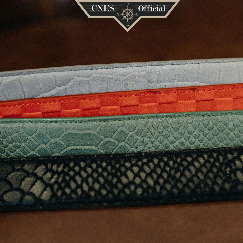 Thắt Lưng Nam Thời Trang Mặt Khóa Kim Chất Liệu Da Bò Cao Cấp Thương Hiệu CNES