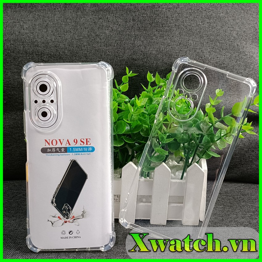 Ốp Silicon chống va đập Huawei Nova 9 SE Mate 40 Mate 40 Pro P50 P50 pro trong suốt