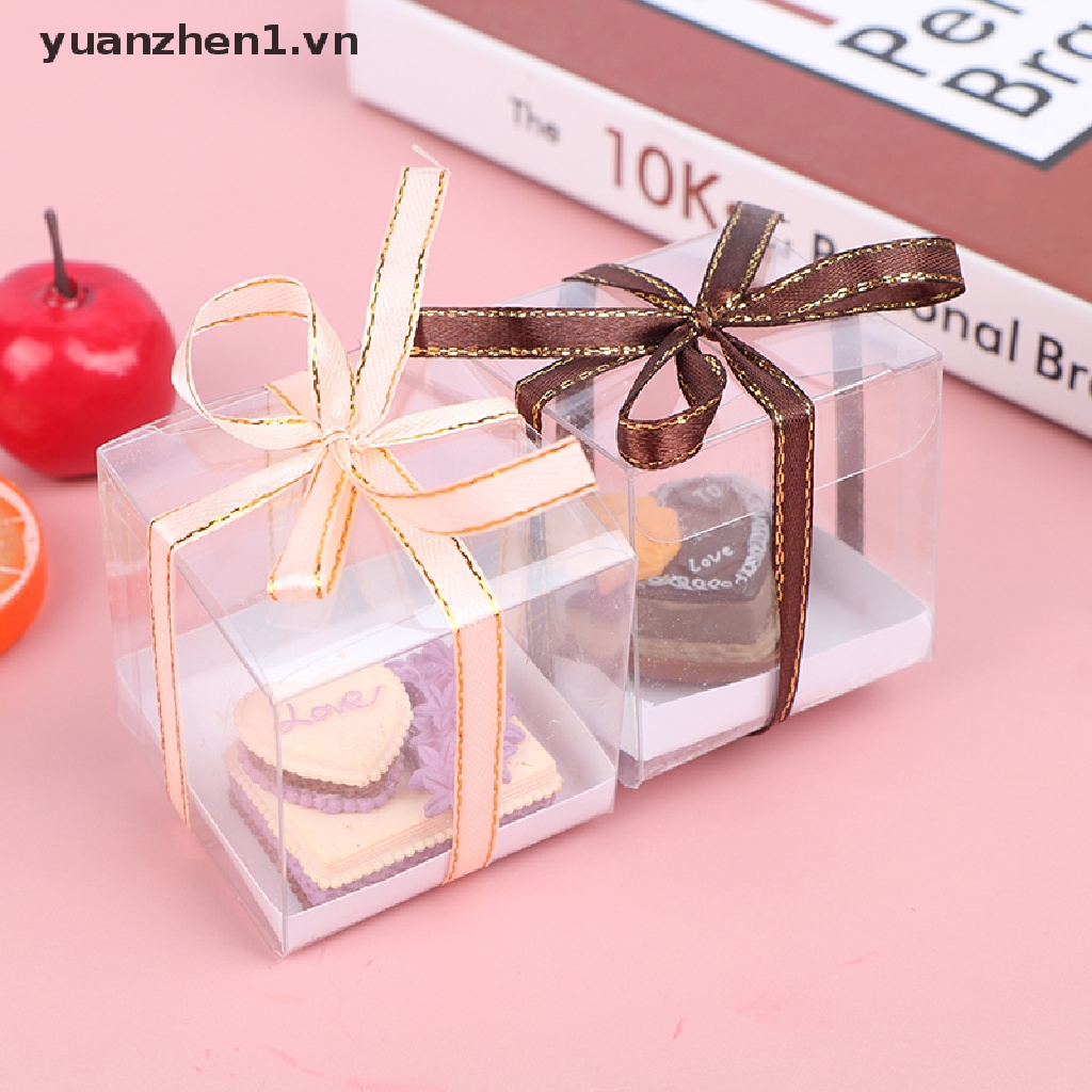 Mô Hình Hộp Bánh Sinh Nhật Mini Tỉ Lệ 1: 12 Trang Trí Nhà Búp Bê
