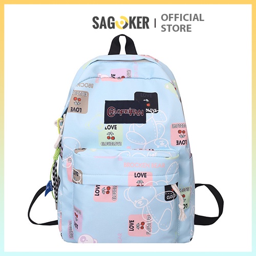 Balo đi học giá rẻ thời trang cute SAGOKER, mã BLD782
