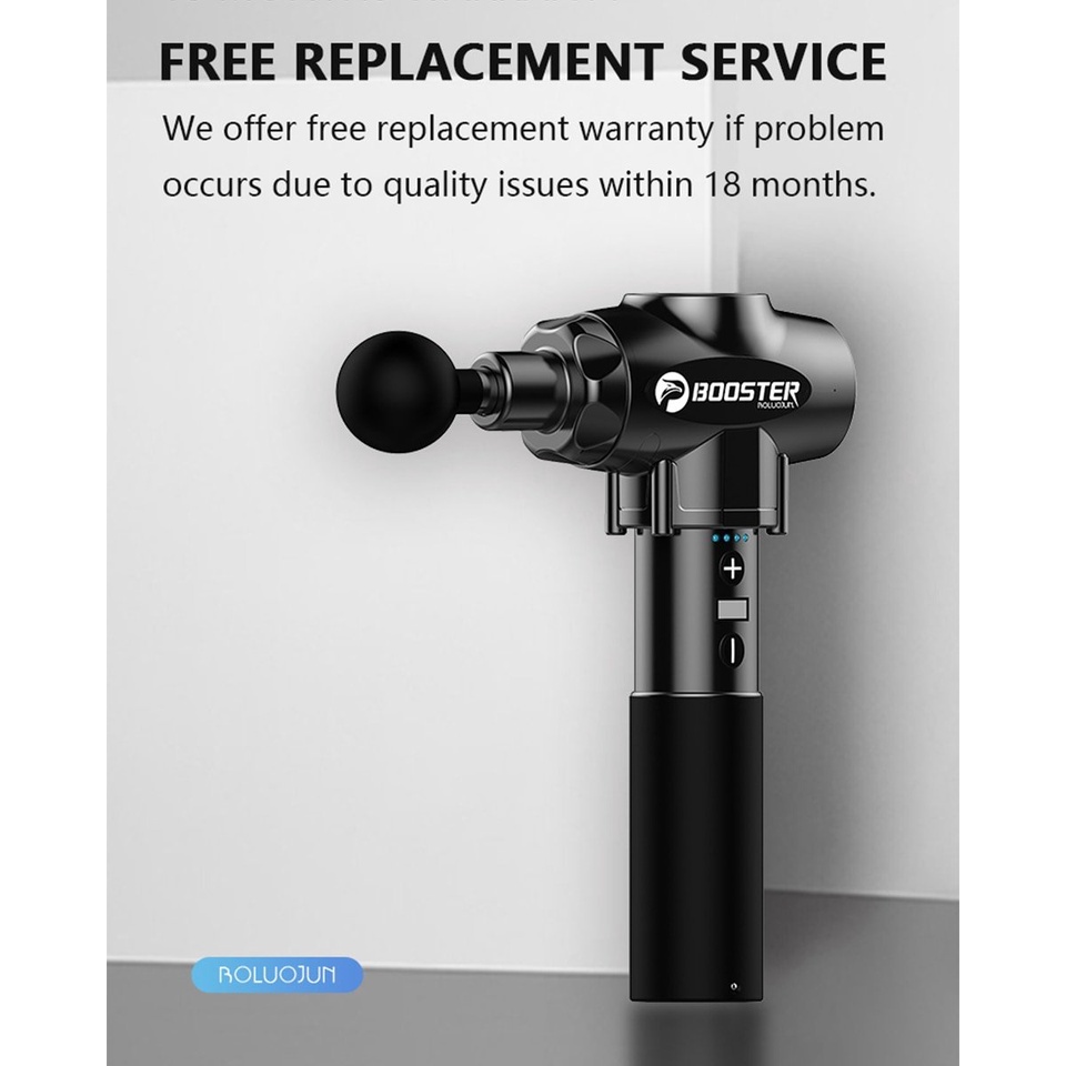 MUA LÀ CÓ QUÀ - BOOSTER E Máy massage giãn cơ massage điều trị đau nhức mỏi cơ, đau cơ do tập gym