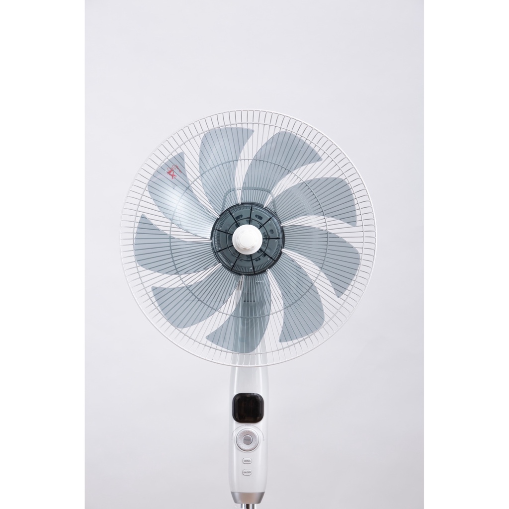 Quạt đứng Toshiba F-LSD10VN - Màu xám - Điều khiển từ xa - 9 cánh - DC inverter - Hàng chính hãng, bảo hành 12 tháng