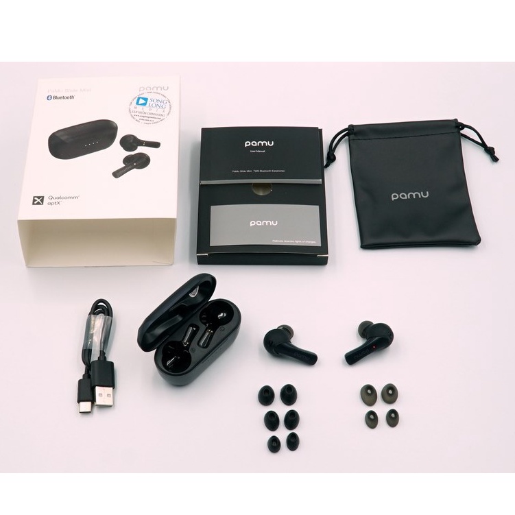 Tai nghe True Wireless Pamu Slide Mini Plus APTX Noise Reduction Bluetooth 5.0 - Hàng chính hãng