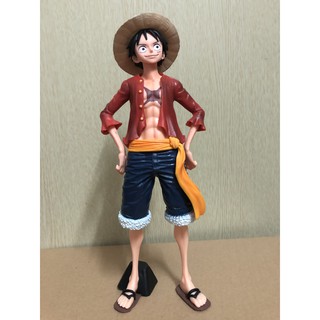 Mô hình One Piece Monkey D. Luffy đứng 3 đầu - 23 cm