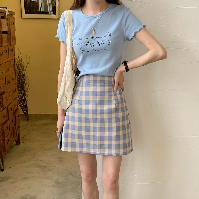 Áo croptop Thun Nữ Tay Ngắn In Hình Hoa Cúc Và Mặt Trời Phong Cách Hàn Quốc