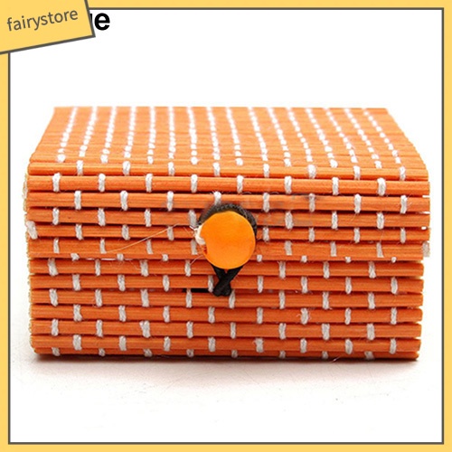 Hộp Đựng Trang Sức Bằng Gỗ Tre Kèm Giá Đỡ Nhẫn / Vòng cổ Tiện Dụng