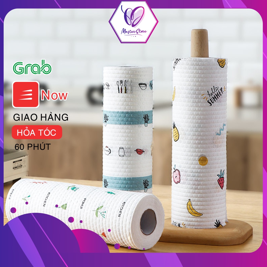 Cuộn Khăn Giấy Lau Nhà Bếp Đa Năng Siêu Thấm Master Store