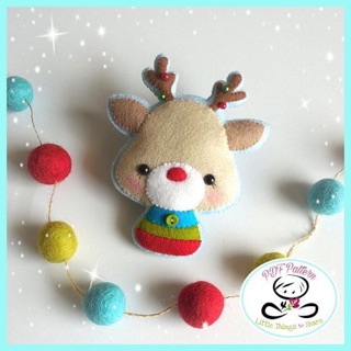 Tuần lộc vải nỉ handmade (quà tặng giáng sinh)