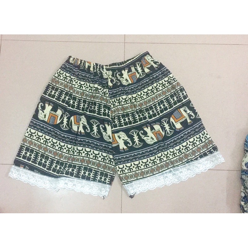Quần short lanh ren chân CHIPXINHXK mền, mịn