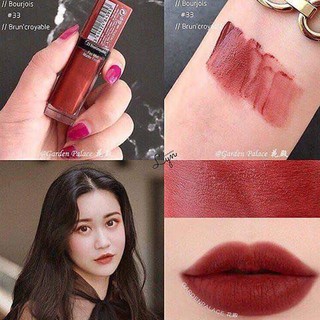Son Bourjois Rouge Edition Velvet số #33