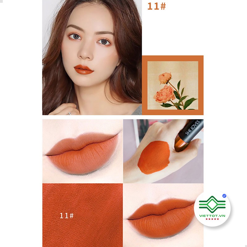 Son kem siêu lì She Loves Matte Lip Gloss Cao Cấp VT061