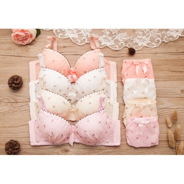 Bộ đồ lót nữ hoa nhí siêu xinh | BigBuy360 - bigbuy360.vn