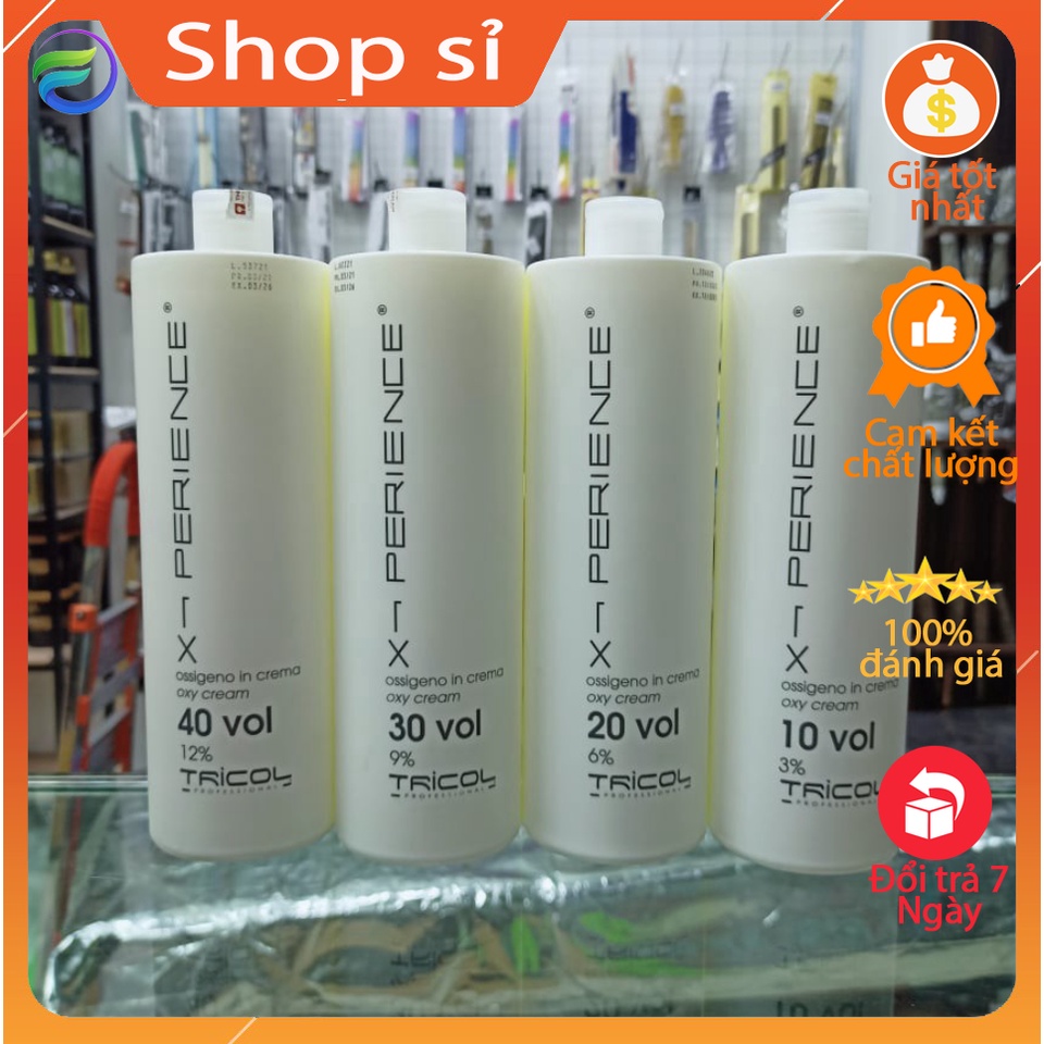 [SỈ] Oxy trợ nhuộm tóc cao cấp TRICOL 1000ml