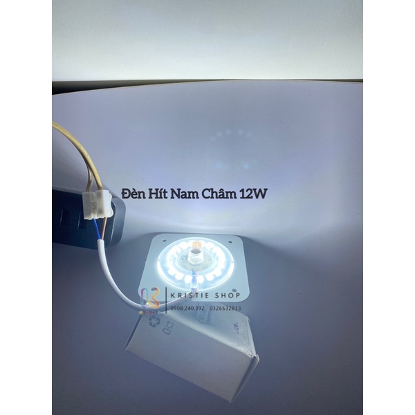 ✨ Đèn Trần, Đèn Hít Led - Đế hít nam châm - 12W Siêu Sáng