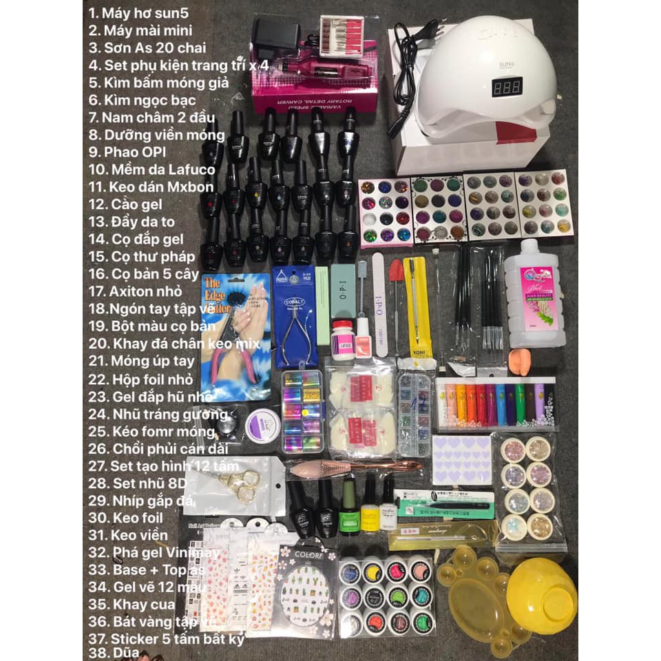 Combo Học Viên Nail Chuyên Nghiệp