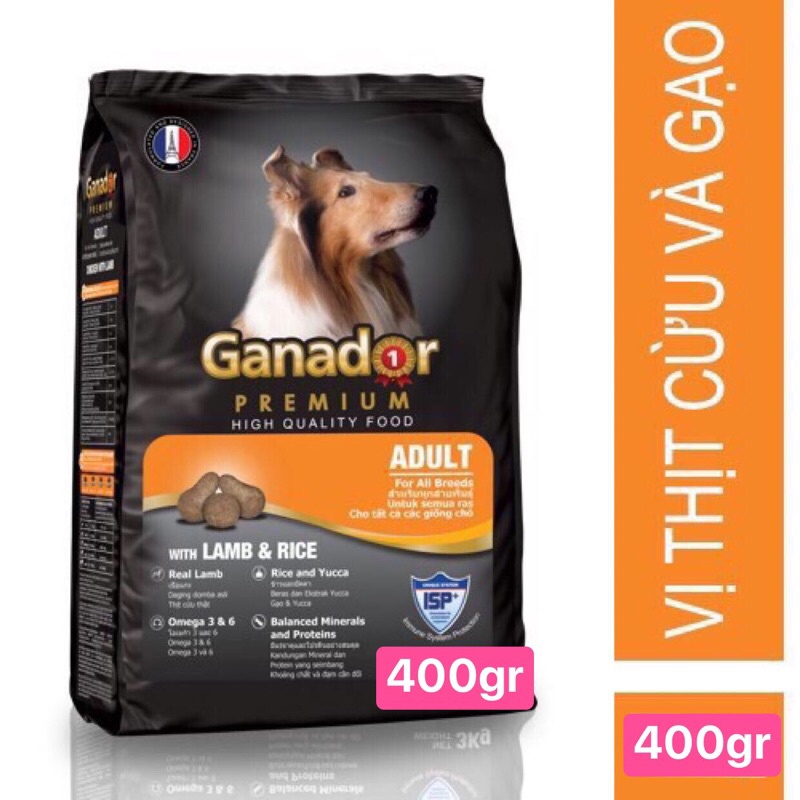 Hạt Ganador cho cún gói 400gr