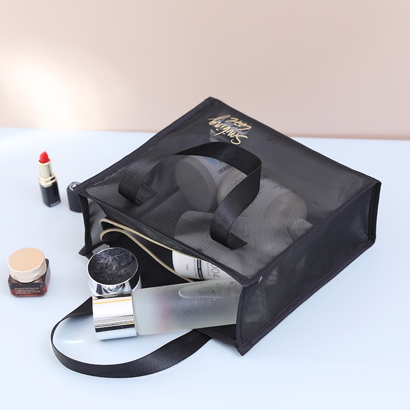 Túi Lưới Đựng Mỹ Phẩm Cầm Tay Du Lịch Tiện Lợi