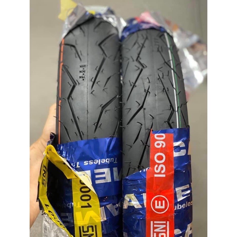 Vỏ lốp Camel không ruột Size 60/70 gai Rosso chính hãng