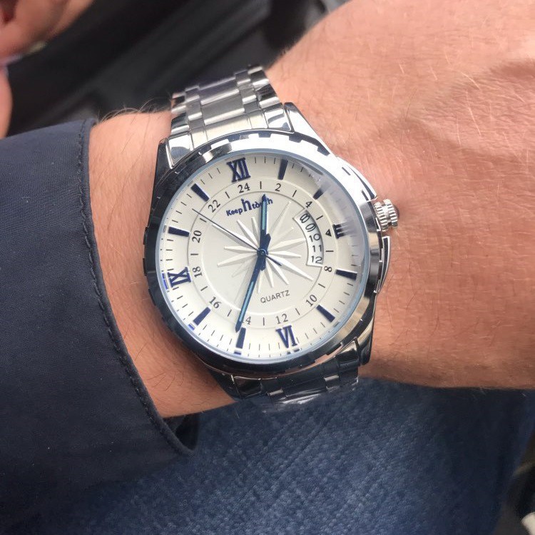 Đồng Hồ Nam Keep In Touch Dây Thép Cao Cấp, Có Lịch Ngày, Phong Cách Doanh Nhân | BigBuy360 - bigbuy360.vn