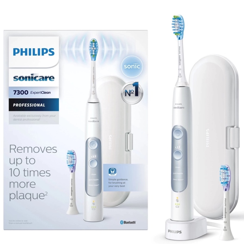 [CHÍNH HÃNG] Bàn chải điện sóng âm Philips Sonicare 7300 - 3 chế độ, 3 mức rung, có bluetooth (bảo hành 2 năm)