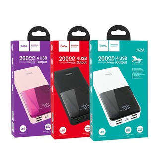 Pin sạc dự phòng HOCO J42A High power 20000mAh có màn hình LED 2 cổng input / 4 cổng output