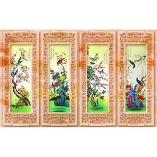 Mẫu tranh Tứ quý