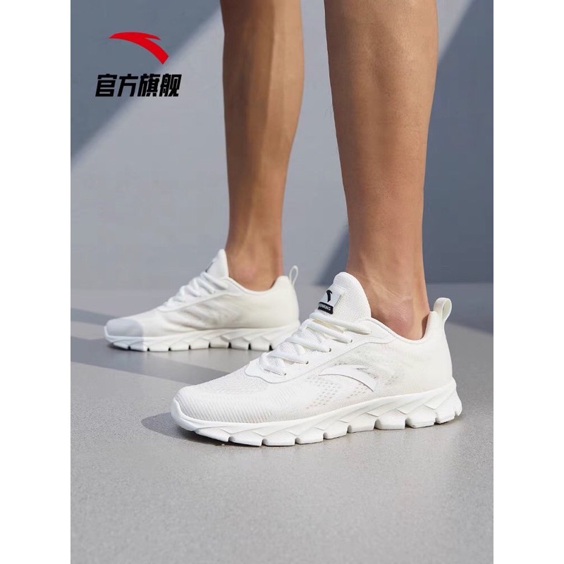 Giày nam Anta giày chạy bộ mùa hè 2021 giày lưới mới giày nam giày nhẹ lưới hấp thụ sốc giày thể thao thoáng khí