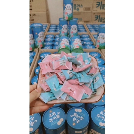 KẸO MEN TIÊU HÓA SỮA BÒ COLOSTRUM CHEWABLE HÀN QUỐC  - SIÊU NGON DATE 12/2023