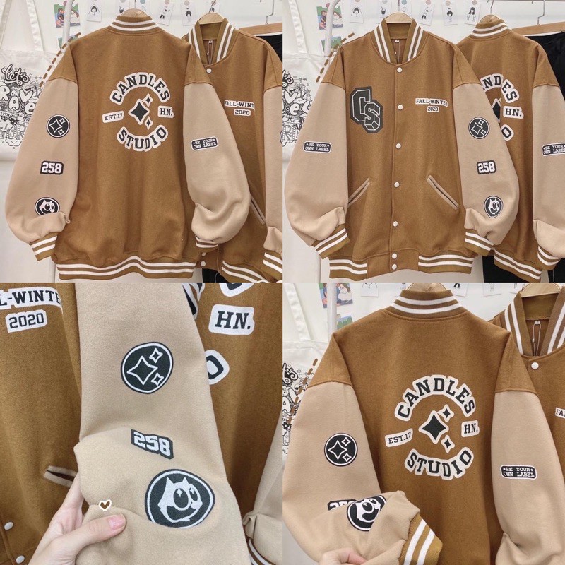 Áo khoác nỉ CS dáng bomber | BigBuy360 - bigbuy360.vn