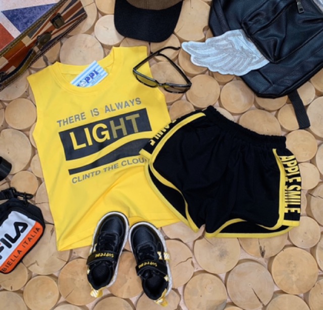 Bộ bé trai sát nách light