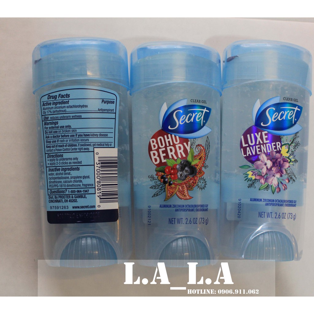 Lăn Khử Mùi Secret Clear Gel Mỹ - 73g | BigBuy360 - bigbuy360.vn