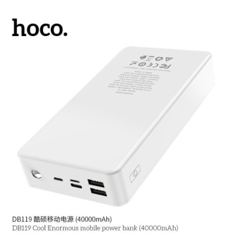 { CHÍNH HÃNG }Pin Sạc Dự Phòng Dung Lượng 40000mAh chính hãng Hoco DB119 {BẢO HÀNH 12 THÁNG} | BigBuy360 - bigbuy360.vn