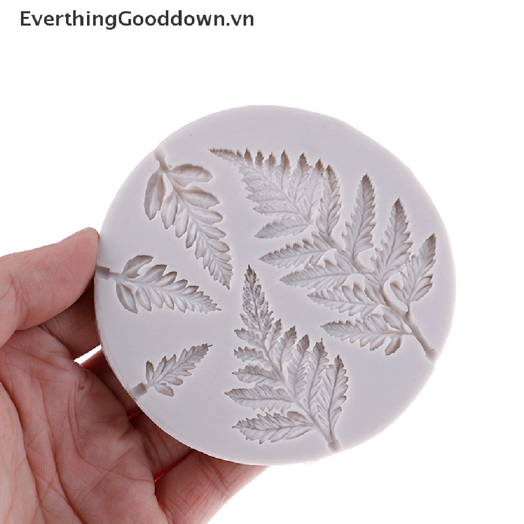 Everthinggood Khuôn silicone Làm Bánh Hình Chiếc Lá