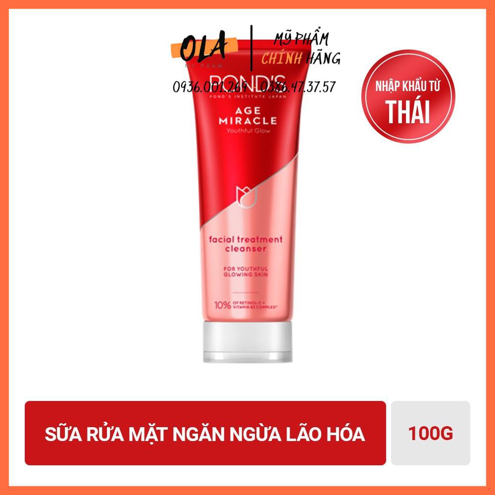 Sữa Rửa Mặt Ngăn Ngừa Lão Hóa Cao cấp Pond's Age Miracle 100ml - mỹ phẩm ola