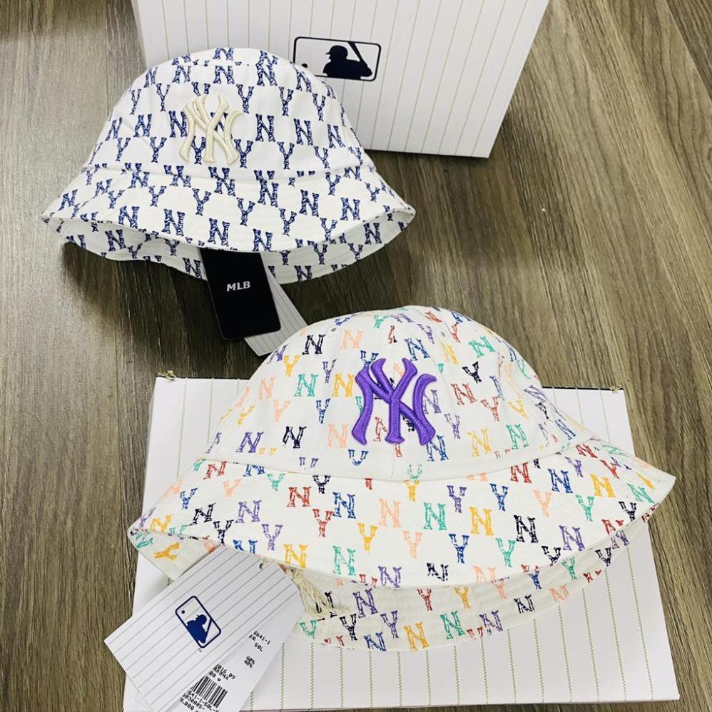 Mũ bucket nữ, mũ tai bèo Ny thêu màu sắc rực rỡ hàng cao cấp - siêu đẹp