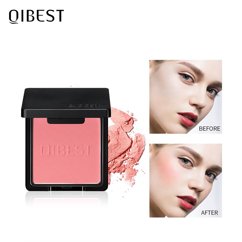 Phấn Má Hồng QIBEST Tông Lì Màu Hoa Hồng Tự Nhiên Lâu Trôi Suốt 8 Tiếng 25g | BigBuy360 - bigbuy360.vn