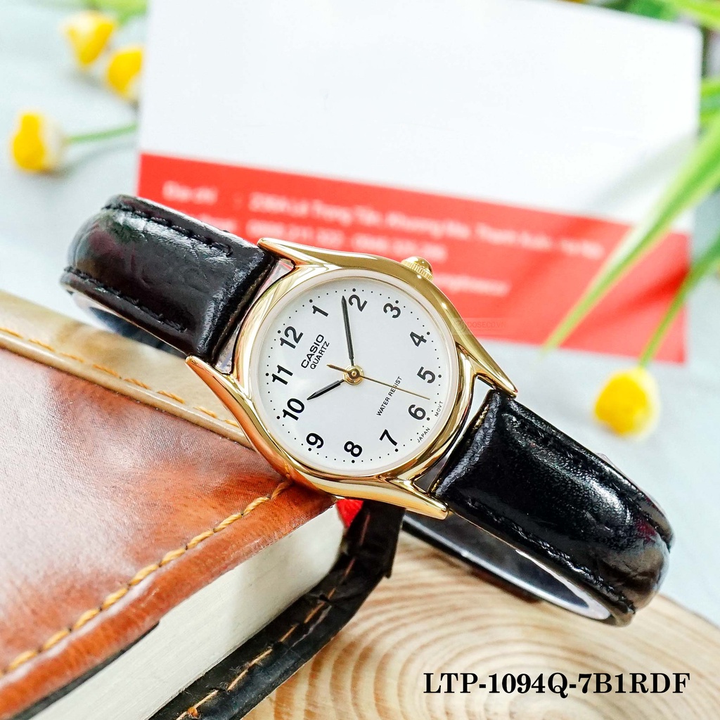 Đồng hồ nữ dây da Casio Standard chính hãng Anh Khuê LTP-1094 Series (23mm)