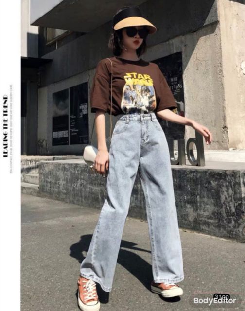 Quần baggy jean mã 172 ống suông | BigBuy360 - bigbuy360.vn