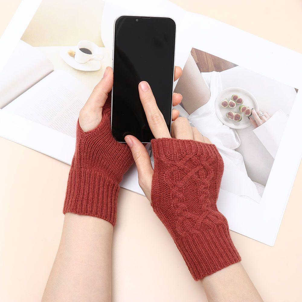 Găng Tay Len Cotton Hở Ngón Tiện Lợi