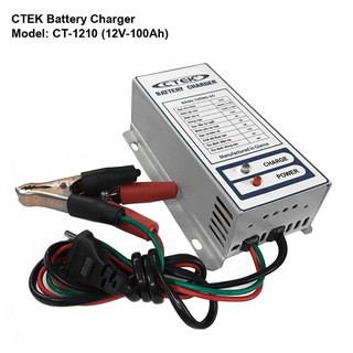 Nạp bình ắc quy cho ô tô, xe máy Ctek 12v-100ah tự động ngắt khi bình đầy
