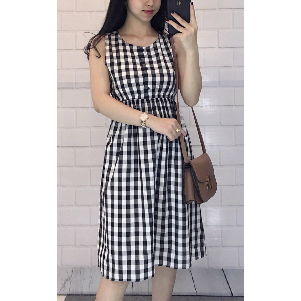 Đầm Top.shop midi chun eo