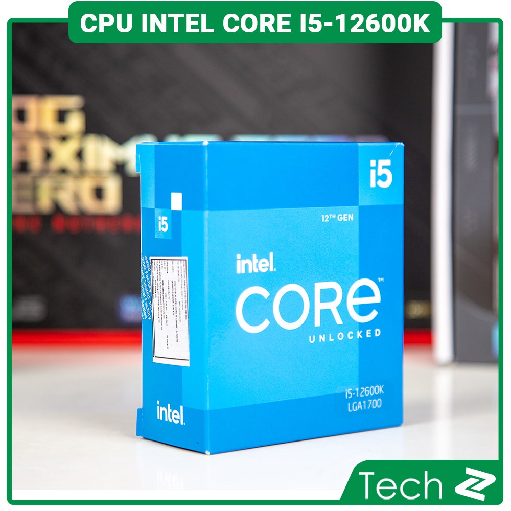 CPU Intel Core i5 12600K Box Chính Hãng Bảo Hành 3 Năm