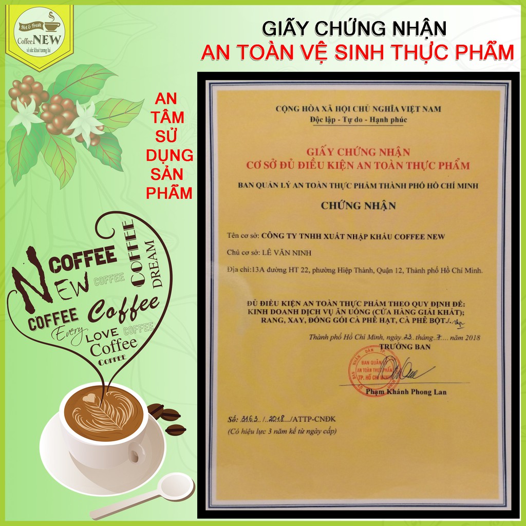 1Kg Cafe ROBUSTA Rang Mộc Nguyên Chất Dạng Xay - Hương Thơm Nồng - Vị đậm nhất, đắng nhất - Coffee New