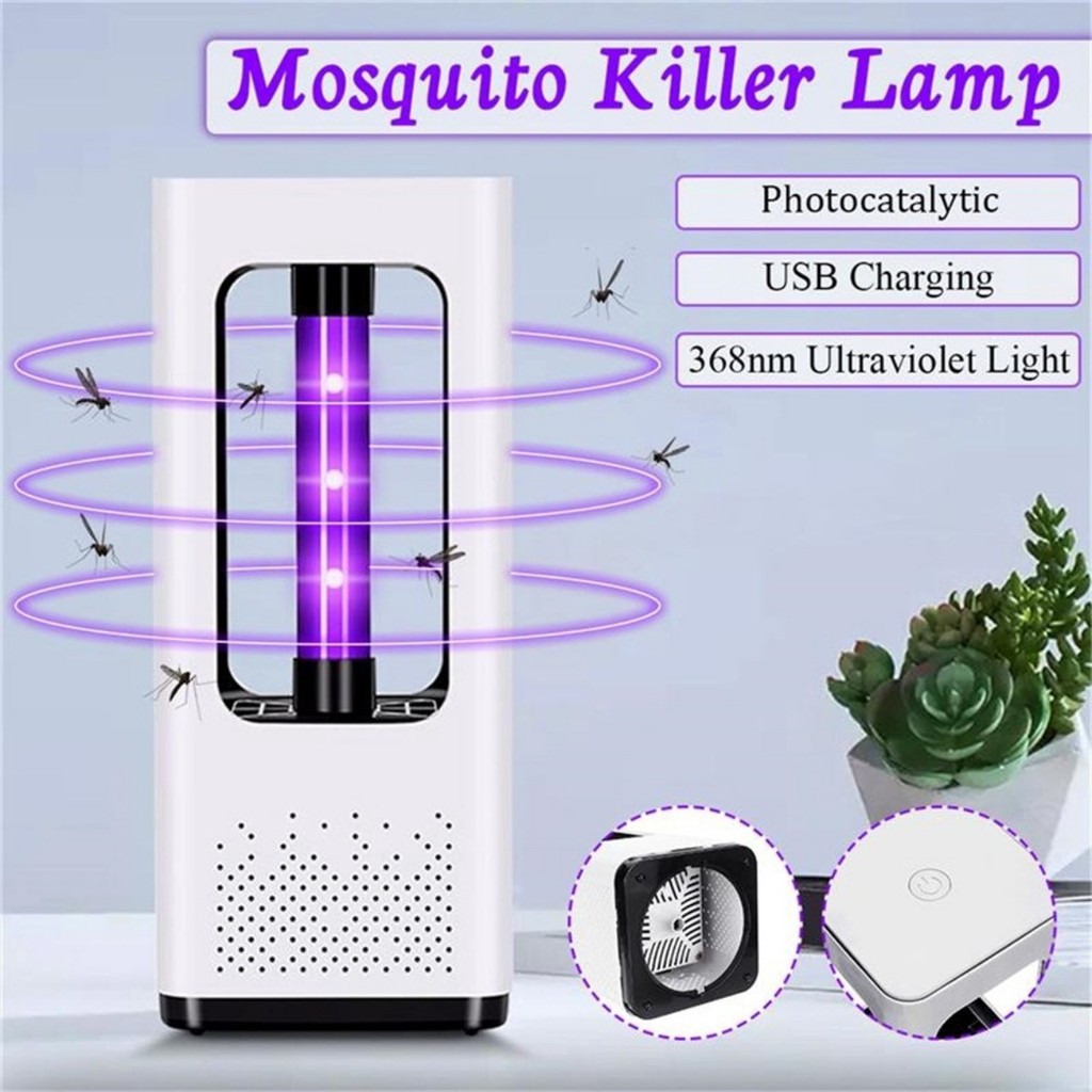 SIÊU HÓT ĐÈN BẮT MUỖI (Bẫy côn trùng bằng đèn led UV chất lượng cao)