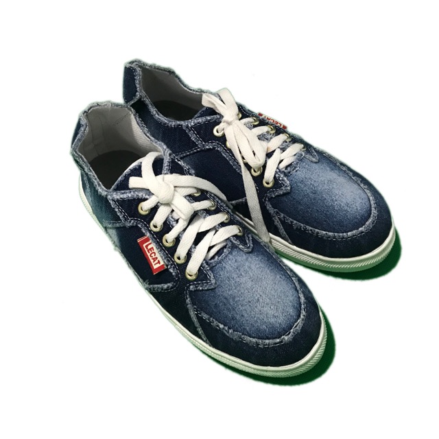 Giày bata nữ kiểu thể thao vải jean - bata nu - giay the thao nu
