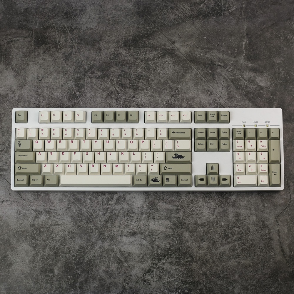 Gói phím GMK Sloth, 125 phím Keycaps Cherry Profile DYE-SUB Cá nhân hóa GMK Keycaps cho bàn phím cơ
