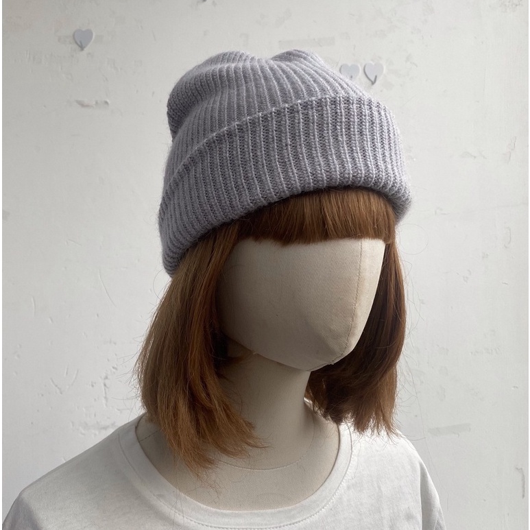Nón beanie len gân basic phong cách HQ - N214