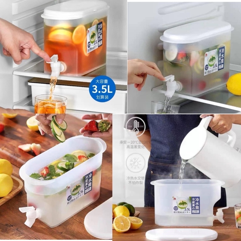 Bình nước có vòi ca đựng nước lớn dung tích 3.5ml tiện dụng cho gia đình